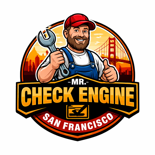 MR. CHECK ENGINE San Francisco mobile mechanic logo